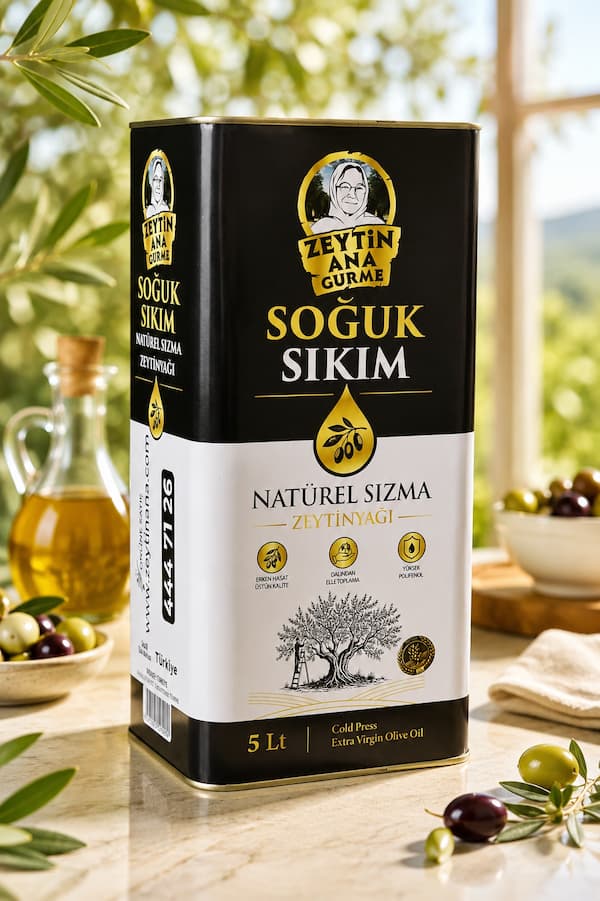 Soğuk Sıkım Zeytinyağı 5 Lt