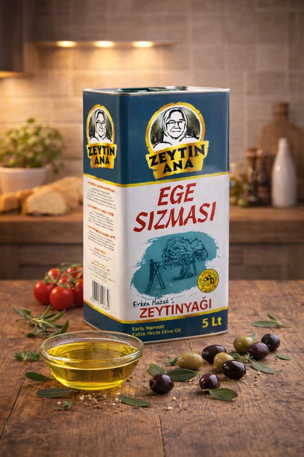 ZeytinAna Ege Sızması Zeytinyağı 5 Lt
