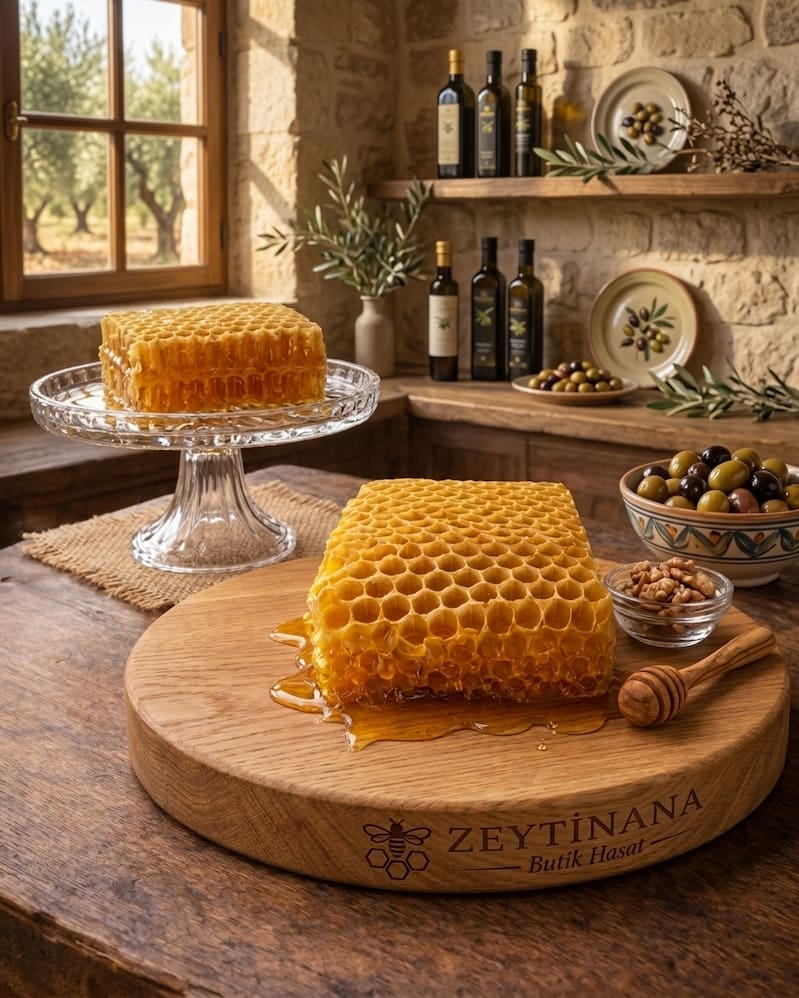 ZeytinAna Petekli Kasetli Karakovan Balı 350 - 400 Gr