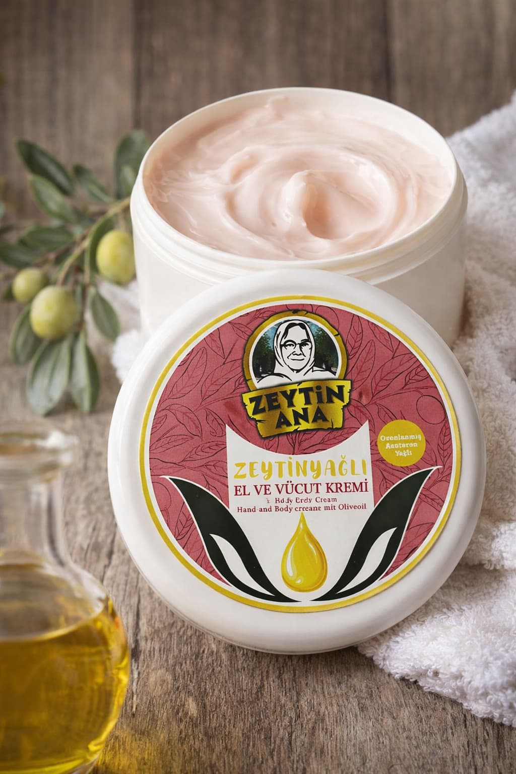 ZeytinAna Zeytinyağlı El ve Vücut Kremi 150 ml