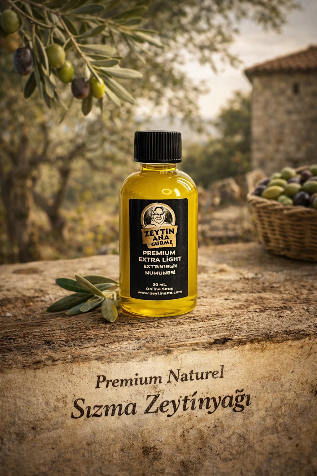 Premium Extra Light Naturel Sızma  Zeytinyağı Numunesi 50 ML