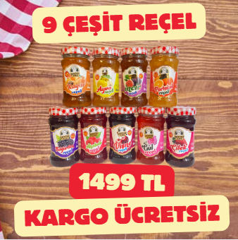 9 Çeşit Reçel SÜPER KAMPANYA
