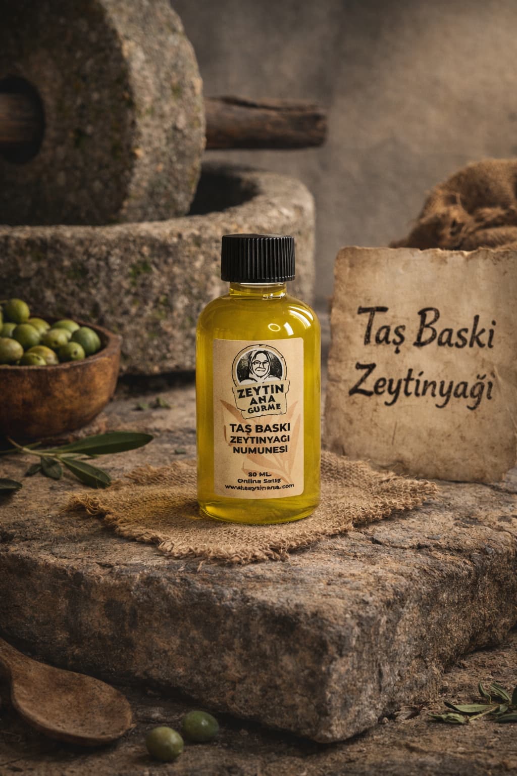 Taş Baskı Zeytinyağı Numunesi 50 ML