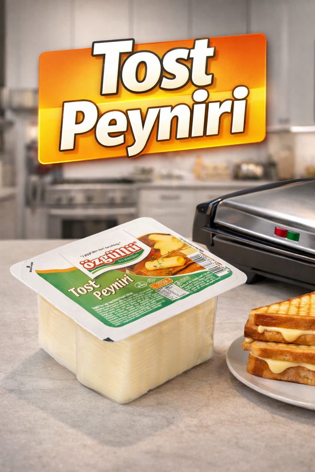 Özgüllü Dilimli Tost Peyniri 225 Gr